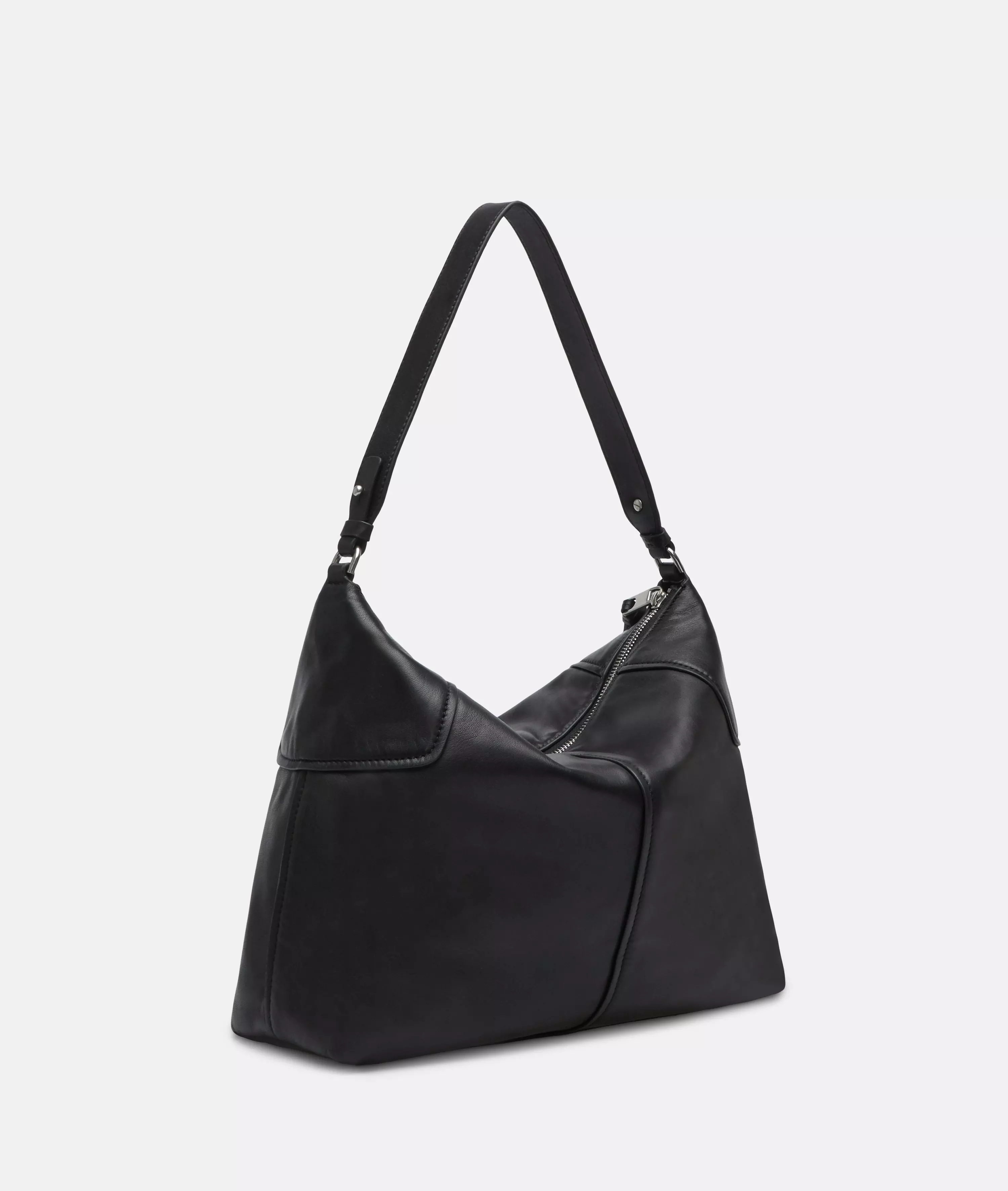 Mila Hobo M Spacious sheepskin shoulder bag