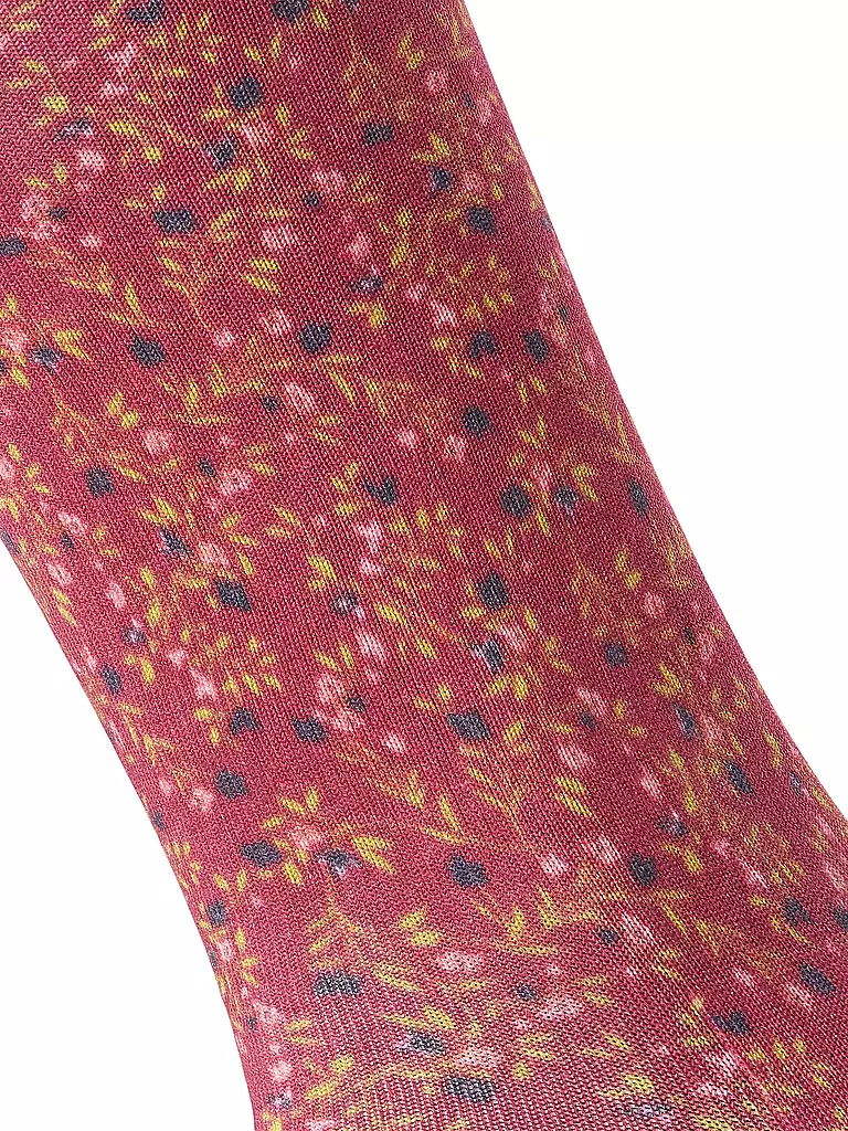 BURLINGTON Damen Socken DITSY FLORAL PRINT 36-41 wine rot