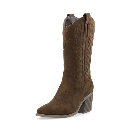 Bianco BIANora Western Mid Støvler, Dark Brown, 41
