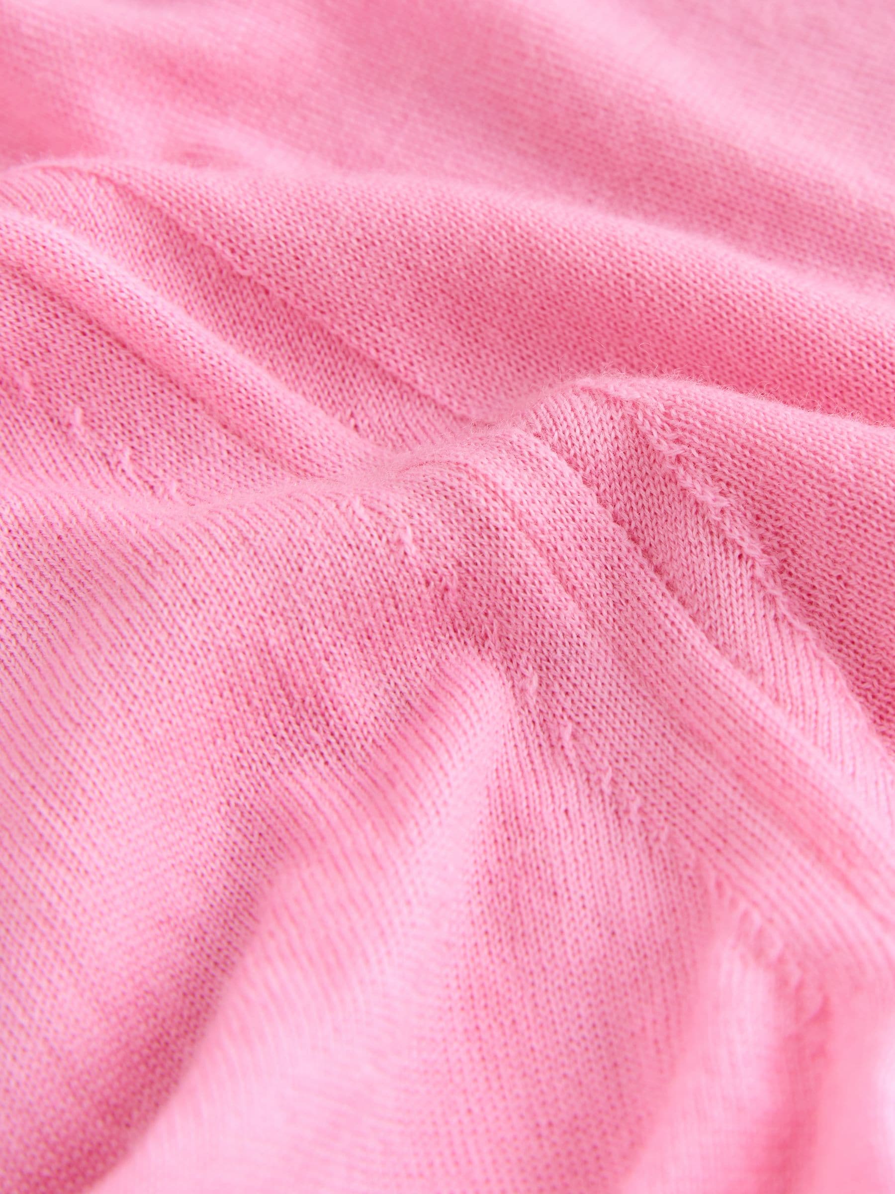 Roze - 100% Merinowollen N.Premium trui met rolkraag