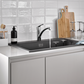 Grohe Quickfix keukenkraan Start lage uitloop chroom