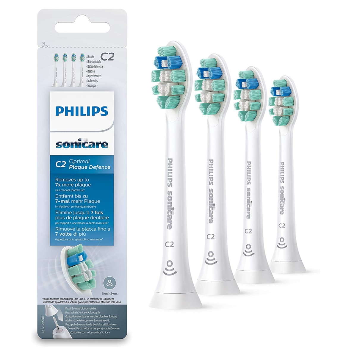 Philips Sonicare HX9024/10 C2 Plaque Defense Ersatzbürsten