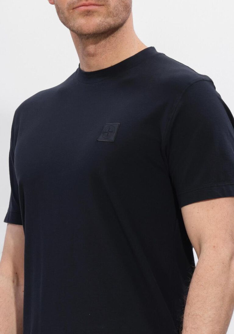 donkerblauwe stone island t-shirt ss t-shirt s0f11