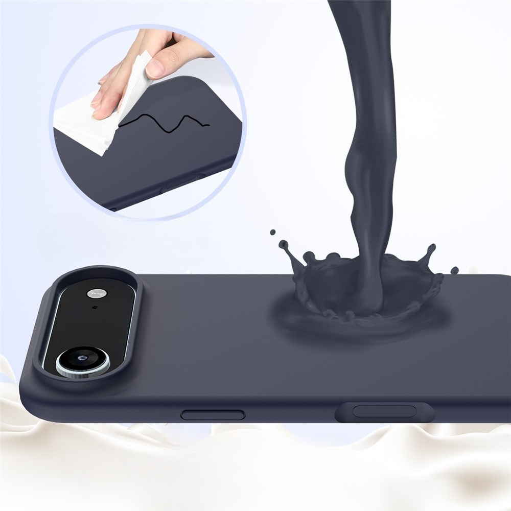 iPhone Air Silikon Case Hülle - Dunkelblau