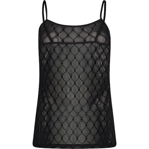 Hype The Detail Mesh Singlet Top, Black, XL