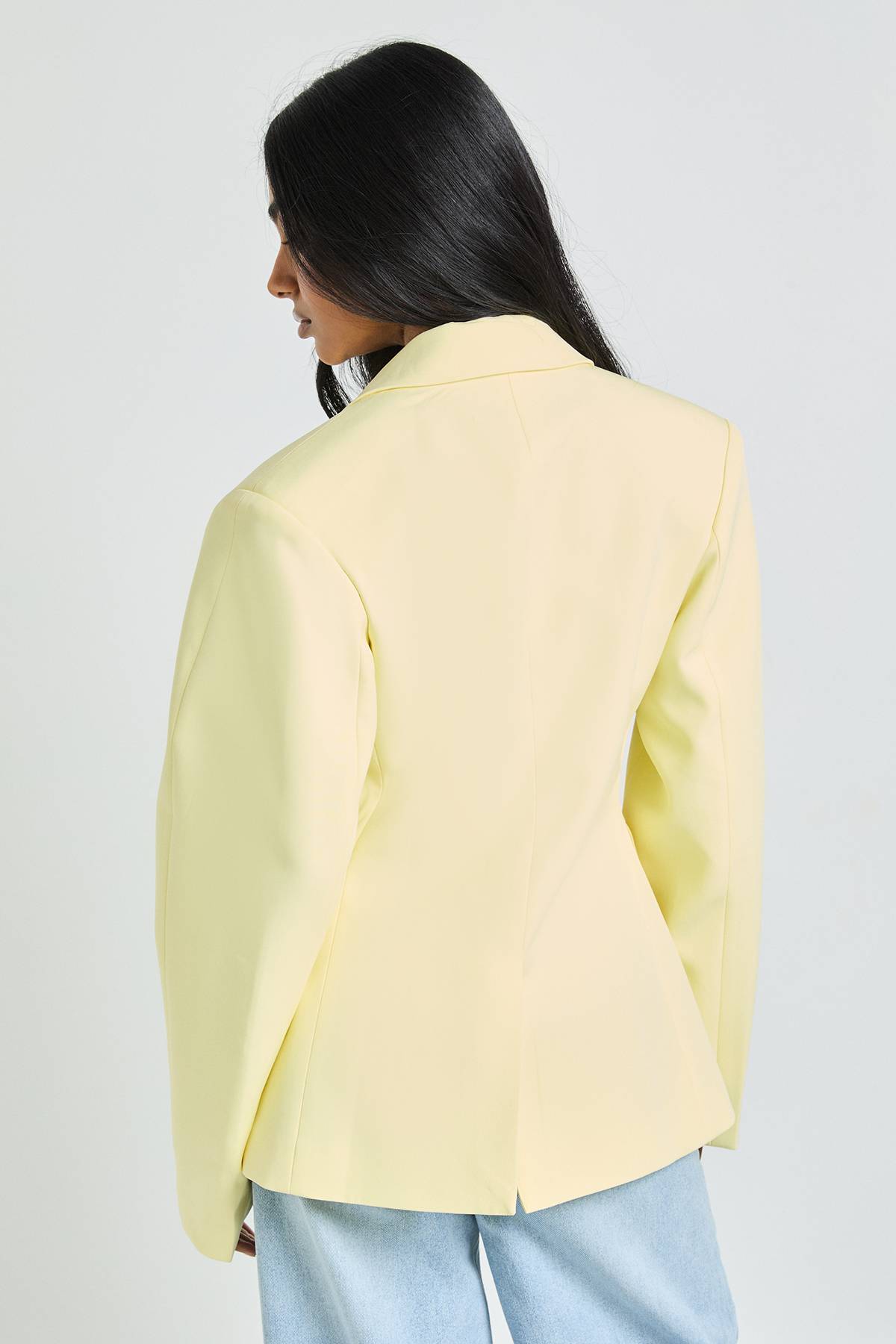 boohoo Blazer Oversize Croisé À Double Boutonnage