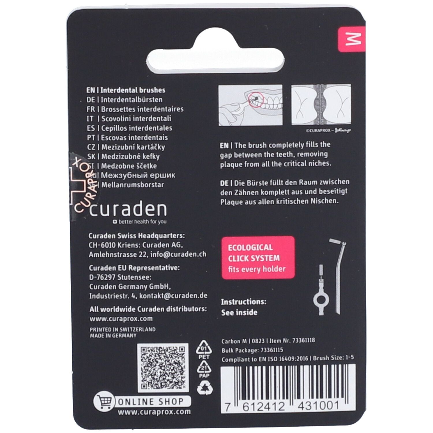 CURAPROX Carbon refill M