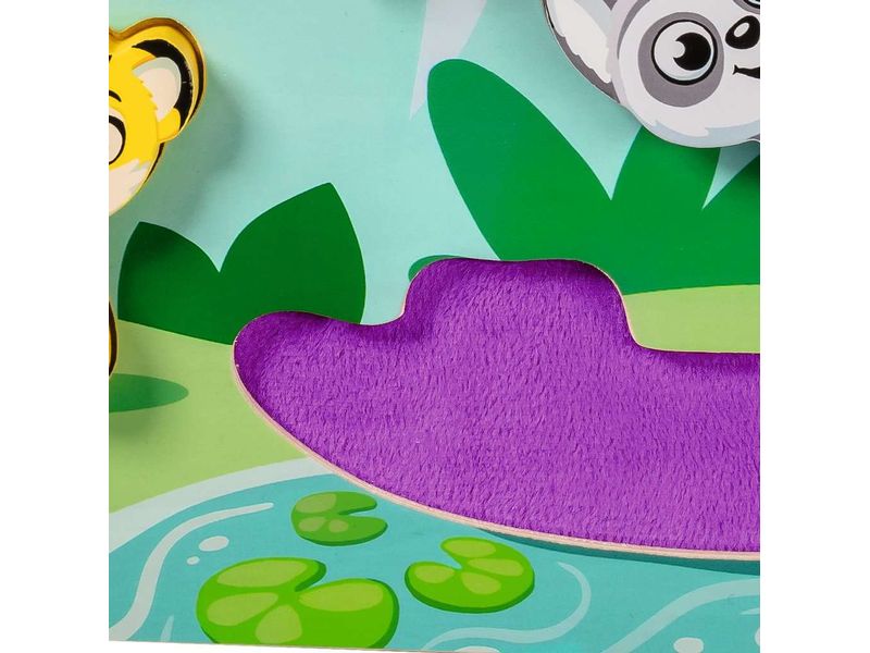 play  Magnetisches Holz-Fühl-Puzzle: Dschungel Holz-Puzzle und Balancierspiel in einem