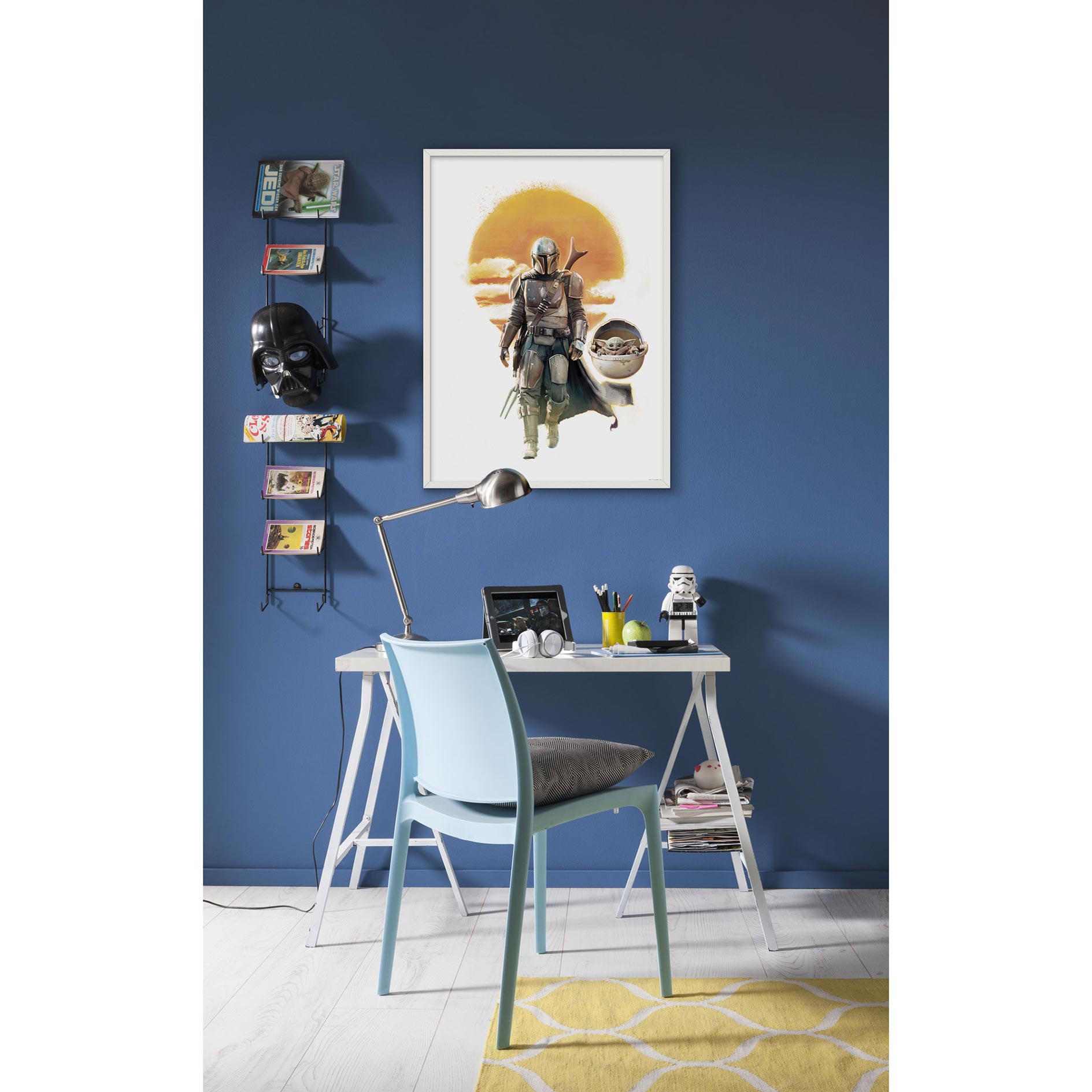 Wandbild MANDALORIAN THE CHILD FAMILY - 50x70 cm