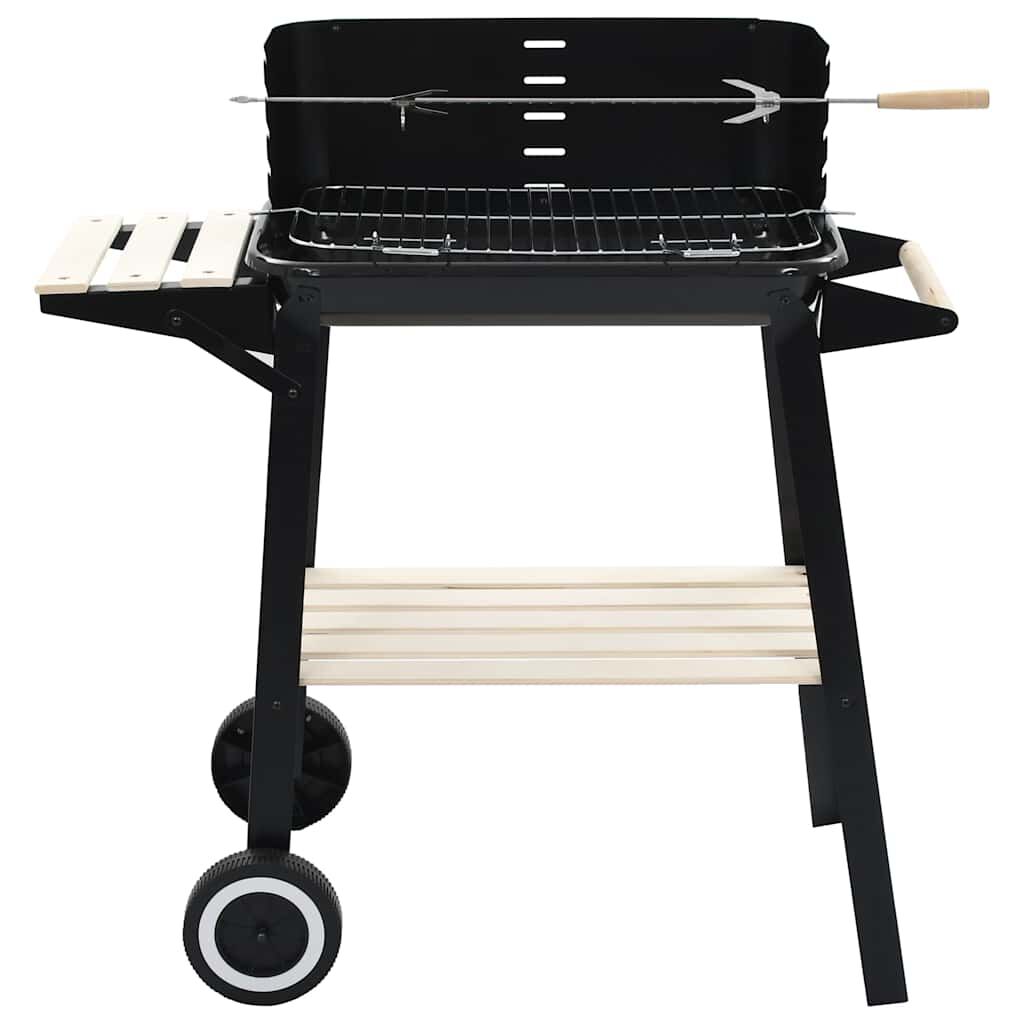 vidaXL Houtskoolgrillstandaard met wielen