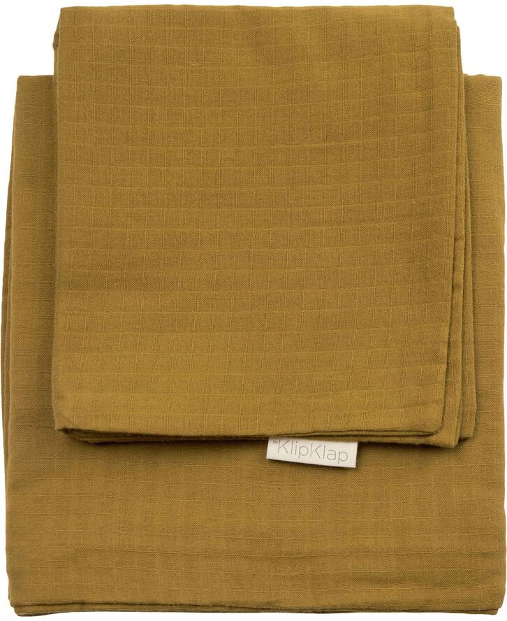 by KlipKlap Sengetøj baby Golden brown