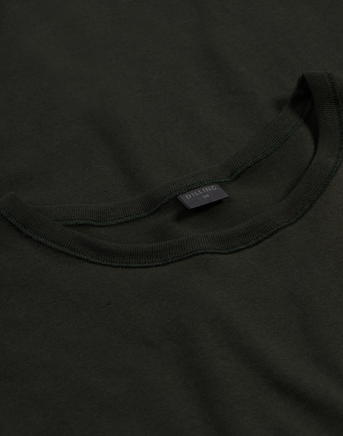 T-shirtjurk van katoen voor dames in Zwart