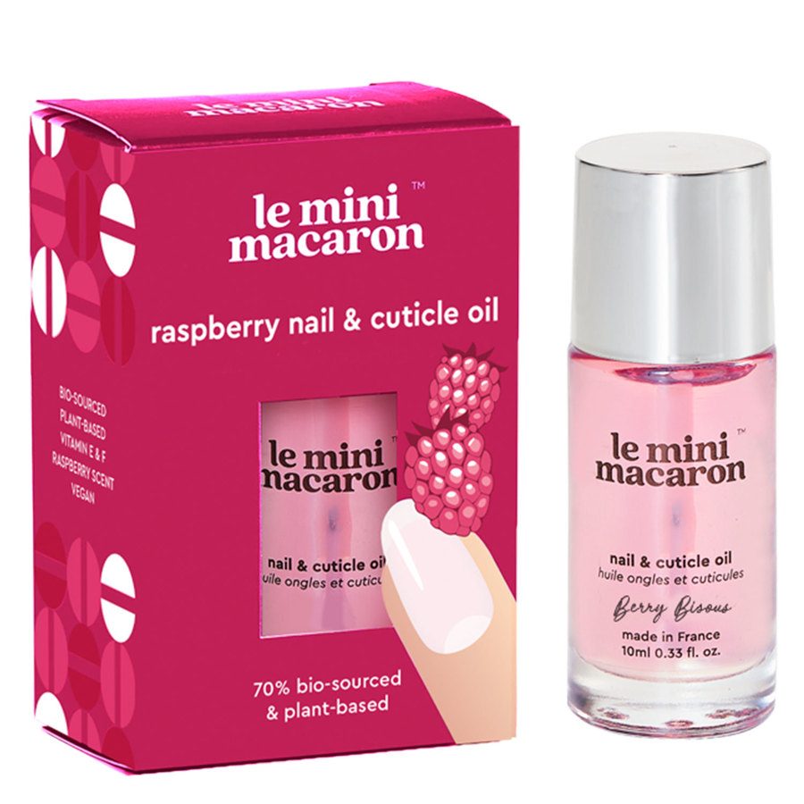 Le Mini Macaron Nail & Cuticle Oil Berry Bisous 10ml