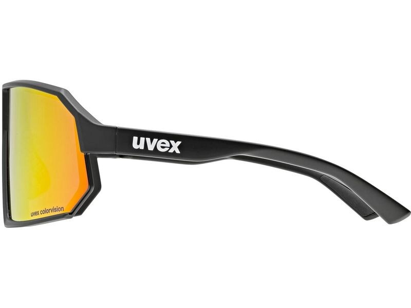 uvex Sportbrille Sportstyle 237 CV, S2 Black matt/Racy red Sportbrille