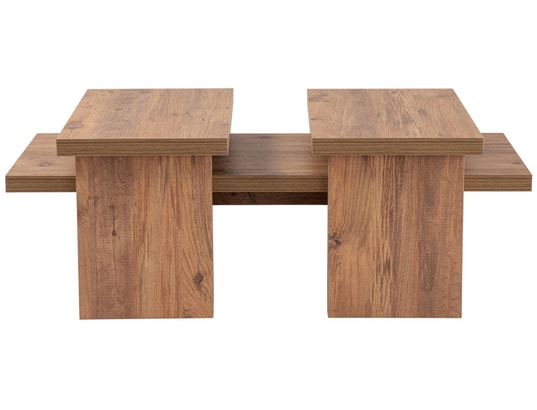 CONCEPT1 - Table basse Sanctuaire Pin atlantique 110 x 45 x h30cm