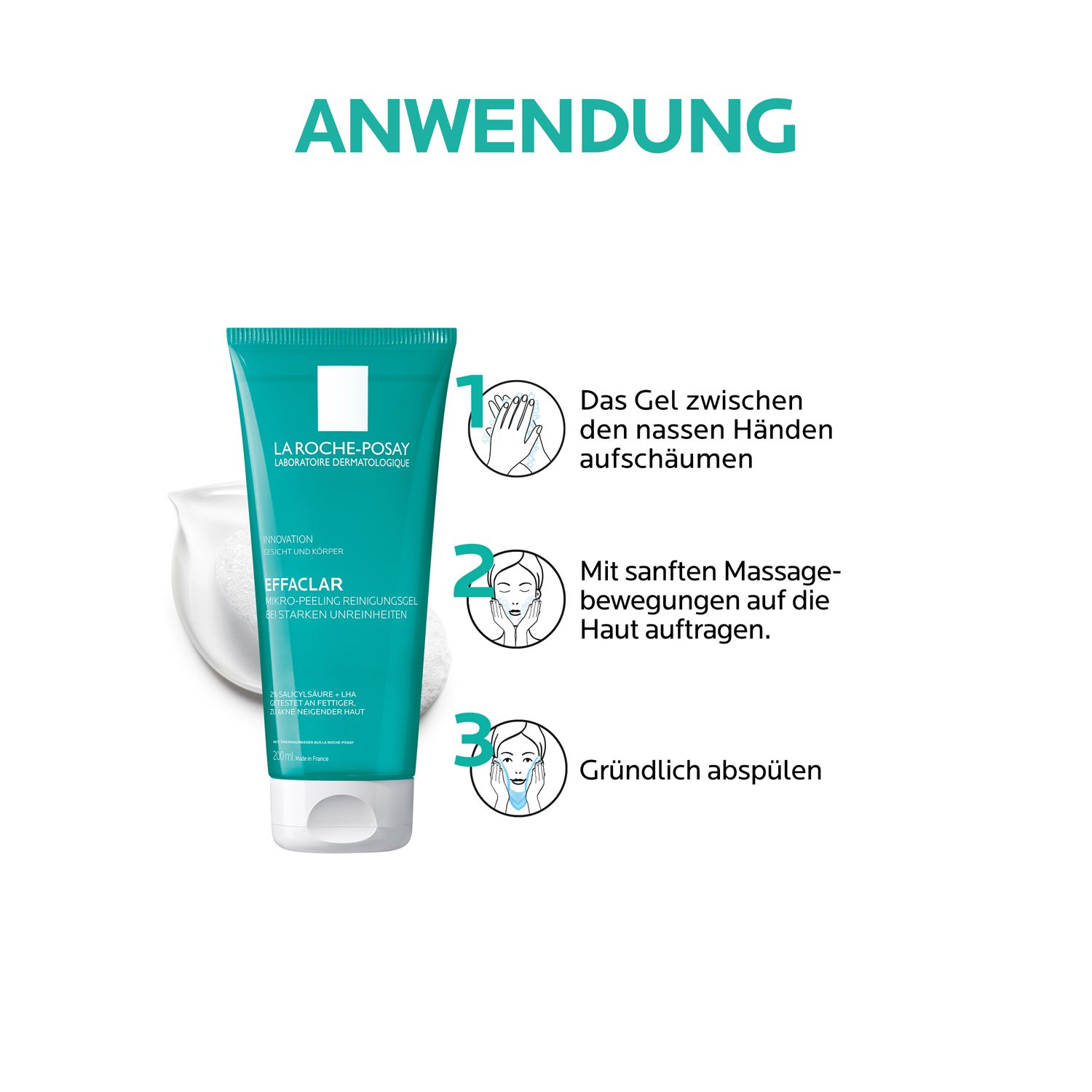 La Roche Posay Effaclar Mikro-Peeling Reinigungsgel