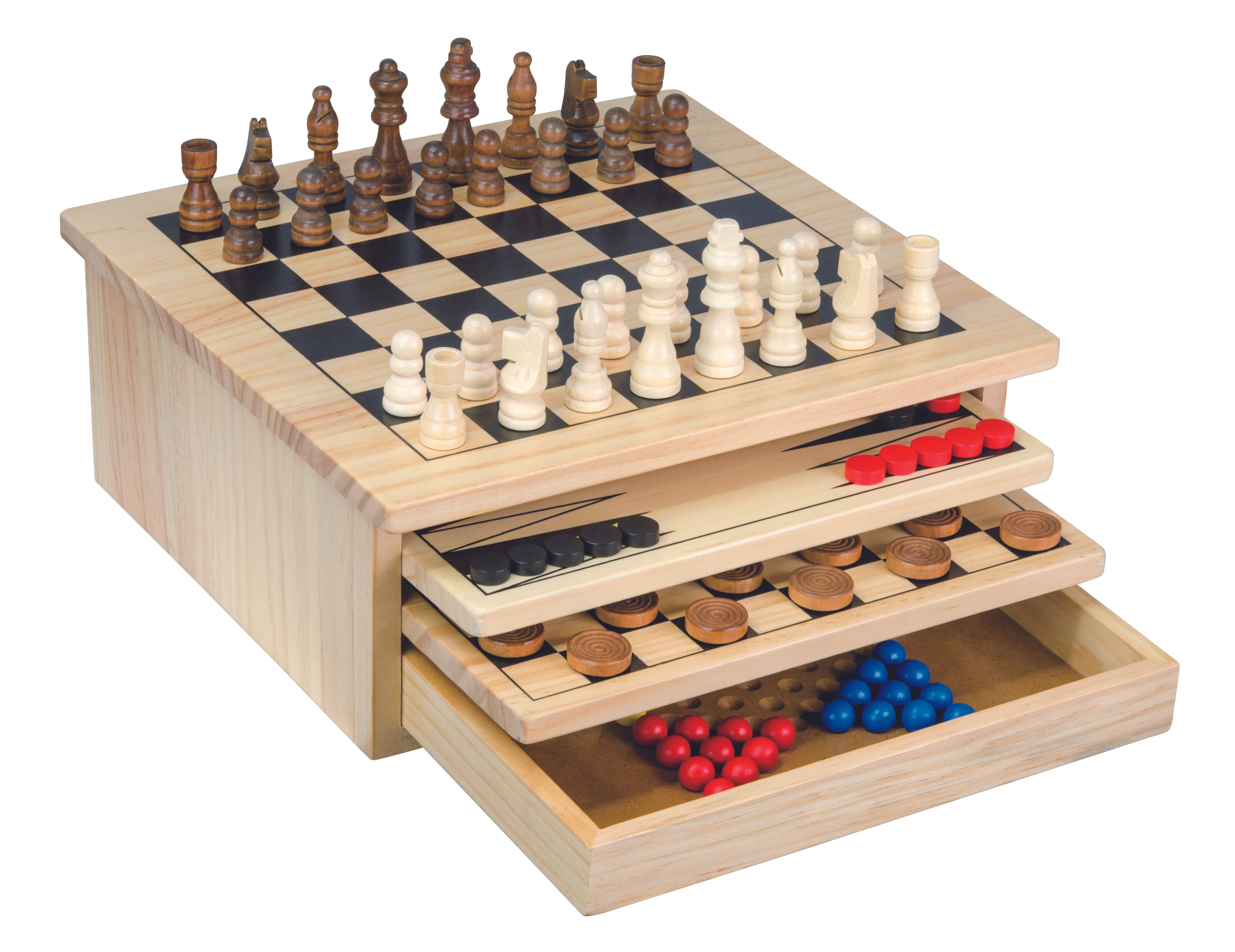 Coffret 7 jeux de plateau en 1