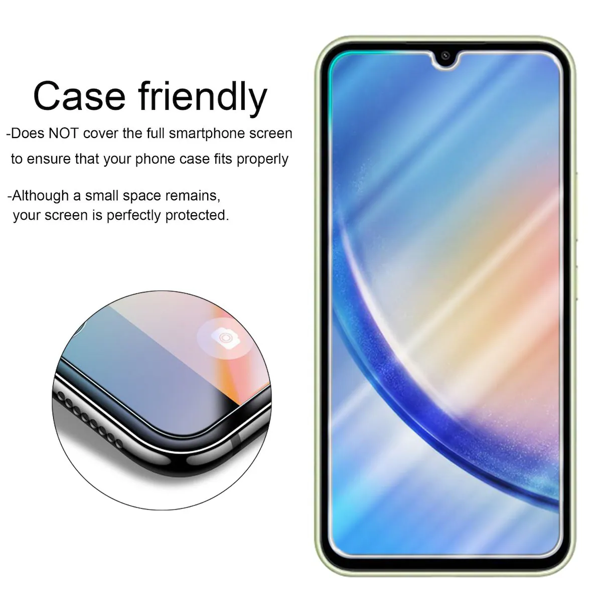 Samsung Galaxy A34 5G Skjermbeskytter Skärmskydd