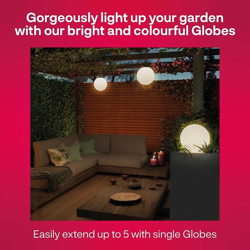Innr - Smart Outdoor Globe Light - 3 Globes- Zigbee