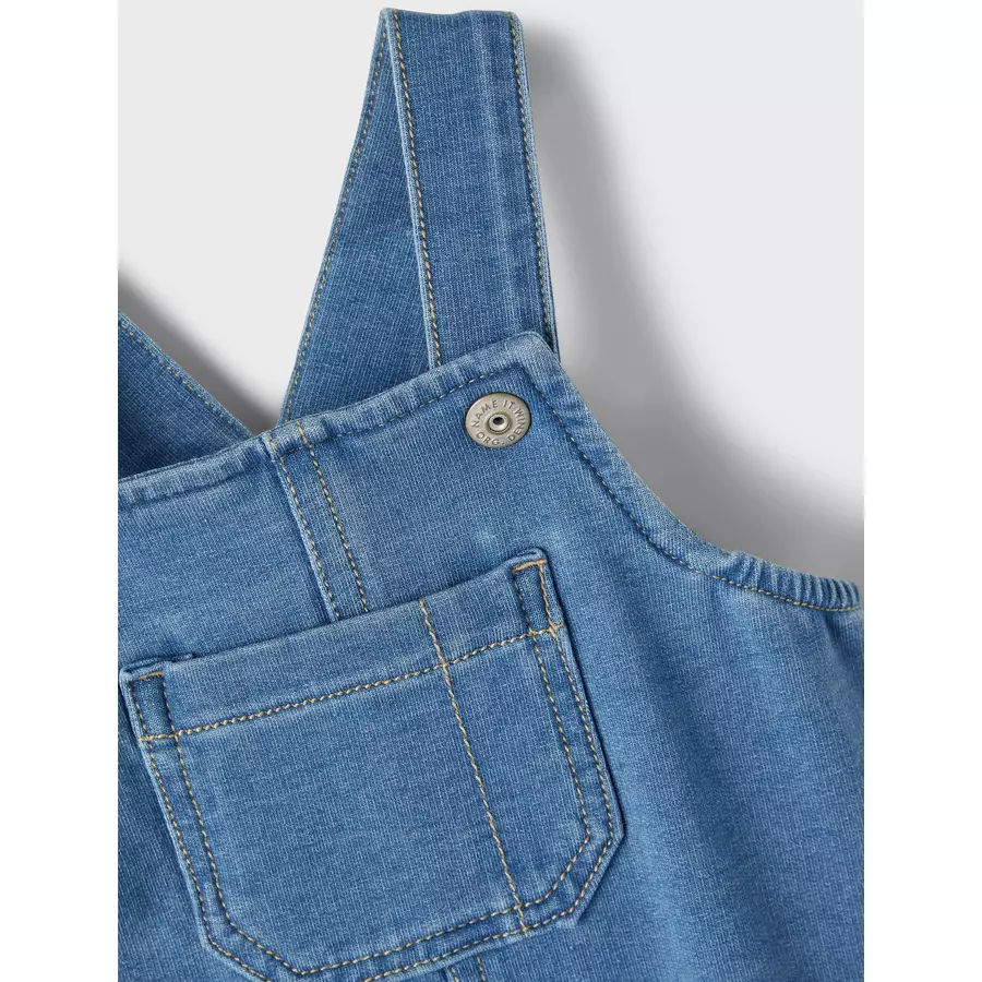 name it Latzhose Nbmben Medium Blue Denim