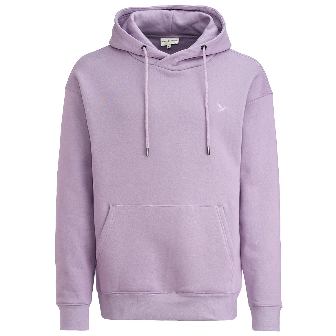 Jonas Nielsen Herren Hoodie mit kleiner Logo-Stickerei helllila