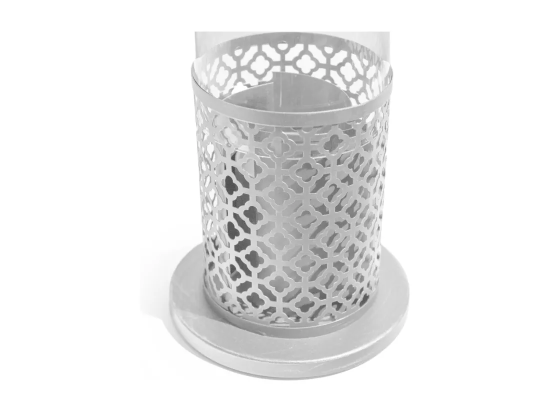 Cheminée à Bioéthanol de Table Tolosa Blanc D20 x H49,5