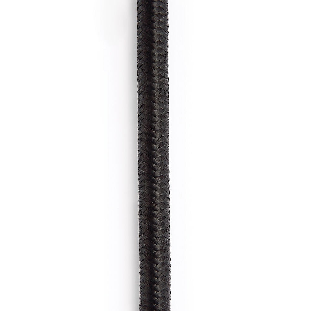 D'Addario PW-BG-20BK Braided instrumentkabel zwart 20ft (6 m) recht-recht