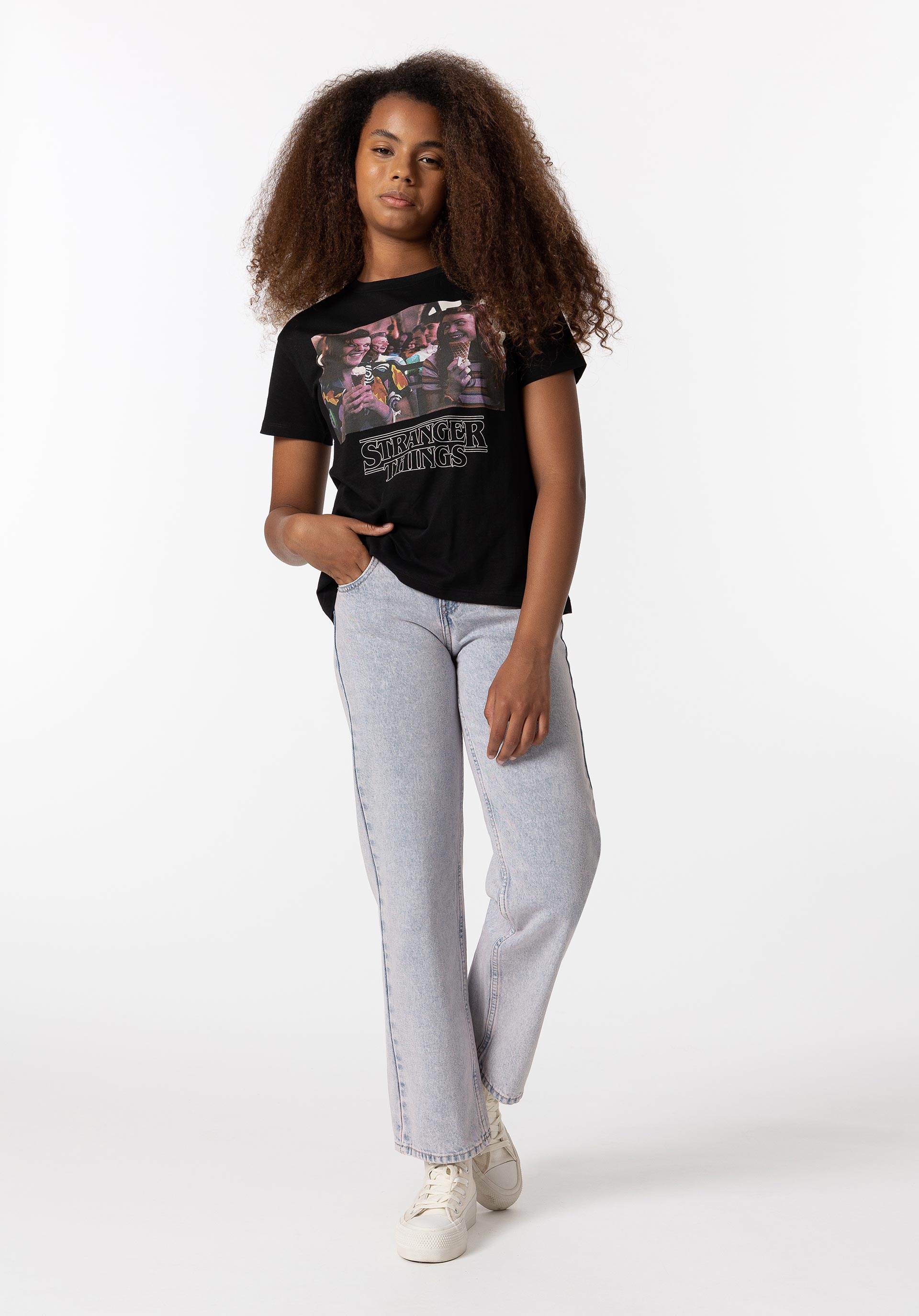Jeans Zendaya Straight Fit Cintura Baixa