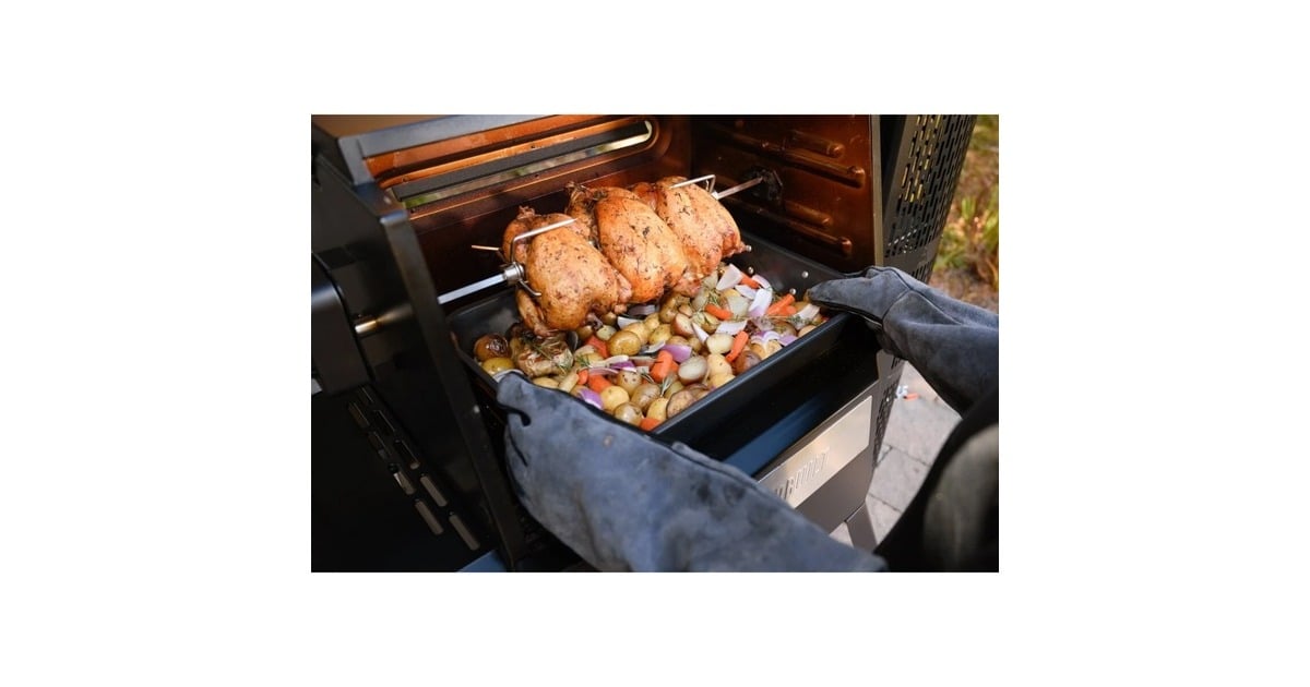 MasterbuiltGravity Series Rotisserie Kit  (Roestvrij staal/zwart)