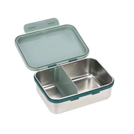 Lässig Kinder Brotdose Edelstahl - Lunchbox, Adventure Bus