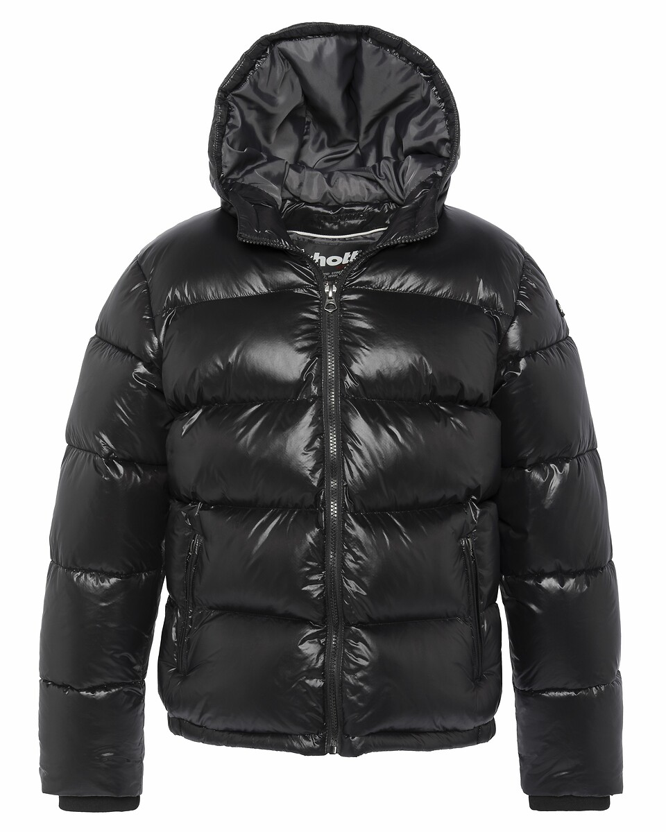 SCHOTT<br>Jaqueta de plumas brilhante com capuz Columbus