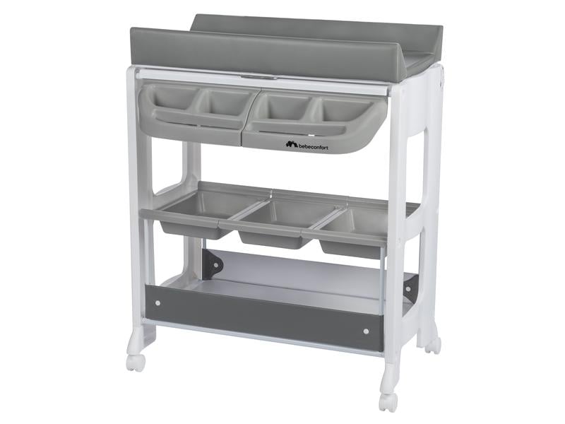 Bebeconfort Wickeltisch Dolphy Gray Mist Funktionale Wickelkommode