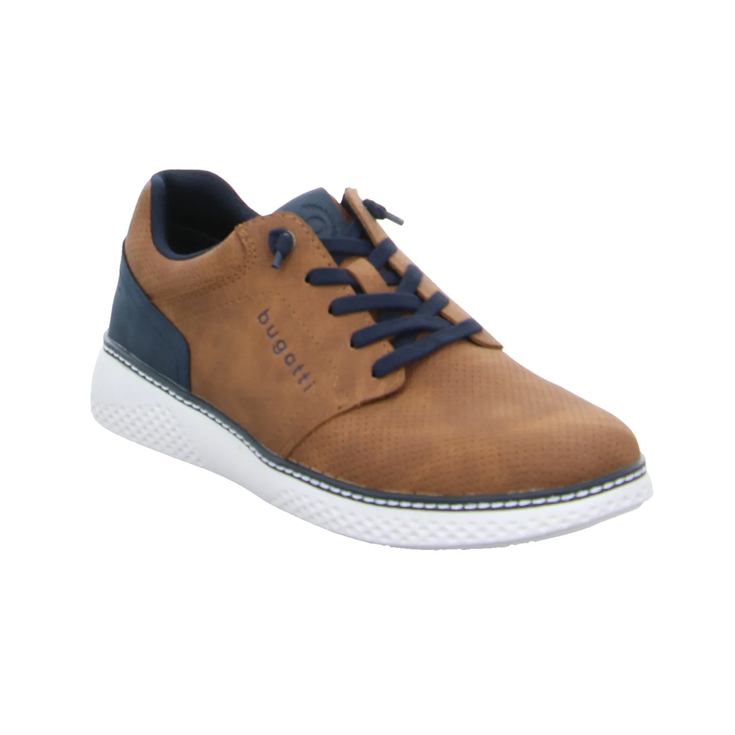 BUGATTI SHOES Halbschuhe Sneaker Cognac Lederimitat