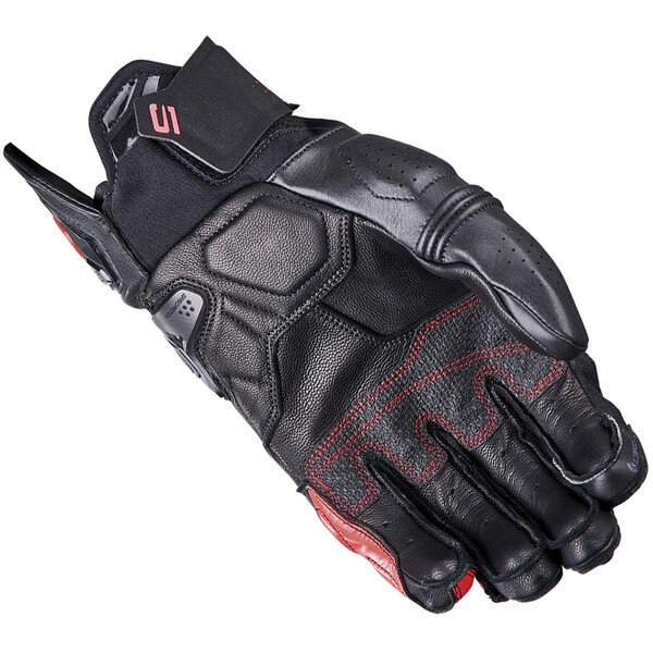 Five - Gants SF1 Evo Noir / Rouge fluo
