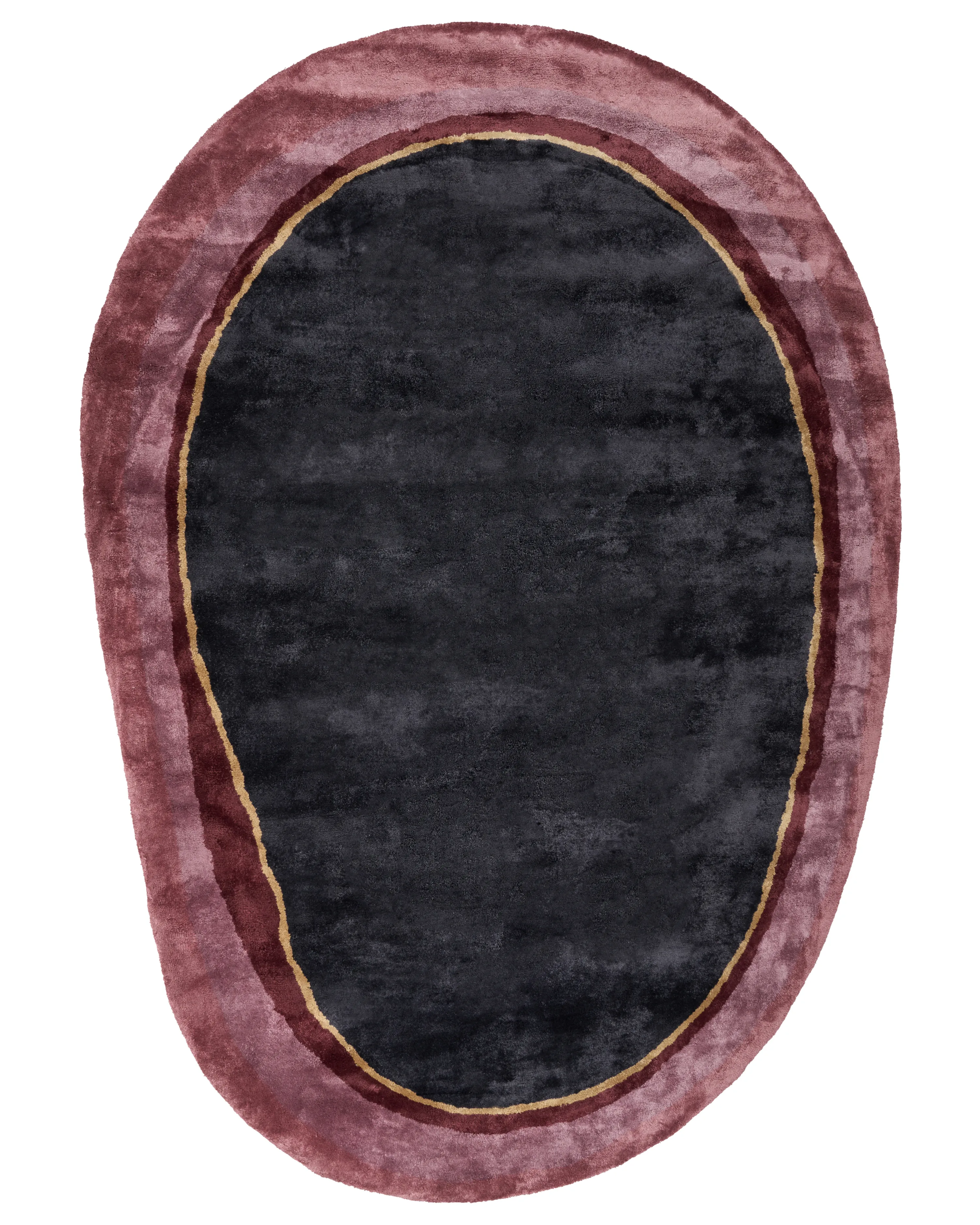 Vloerkleed PITHORO Zwart 160 x 230 cm Viscose