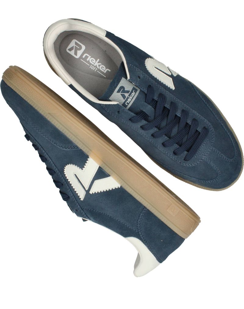Rieker Sport Sneakers Blauw Heren
