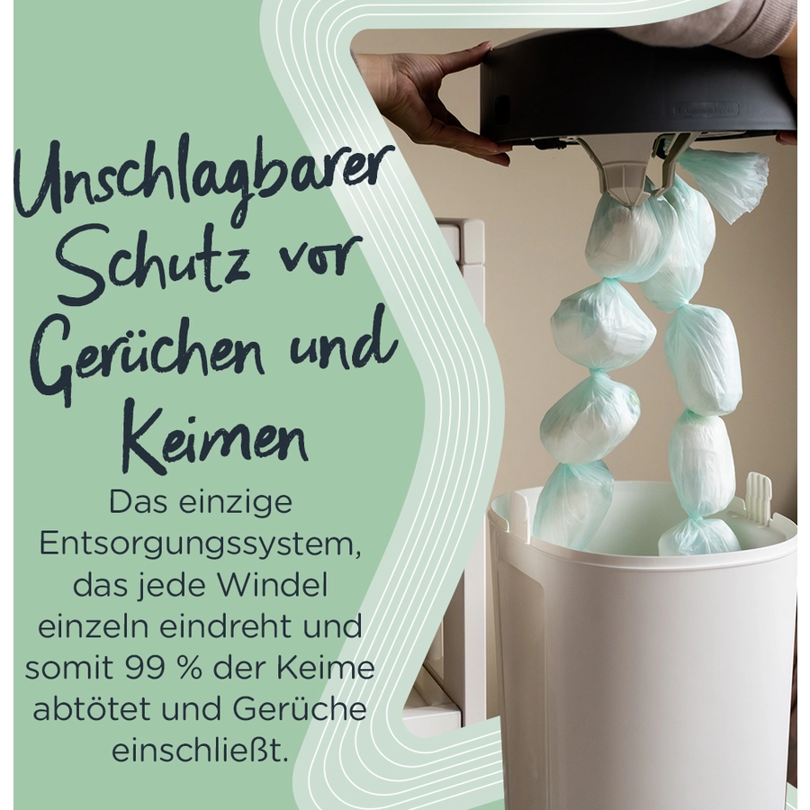 Tommee Tippee Windeleimer Twist & Click Sangenic XL, weiß