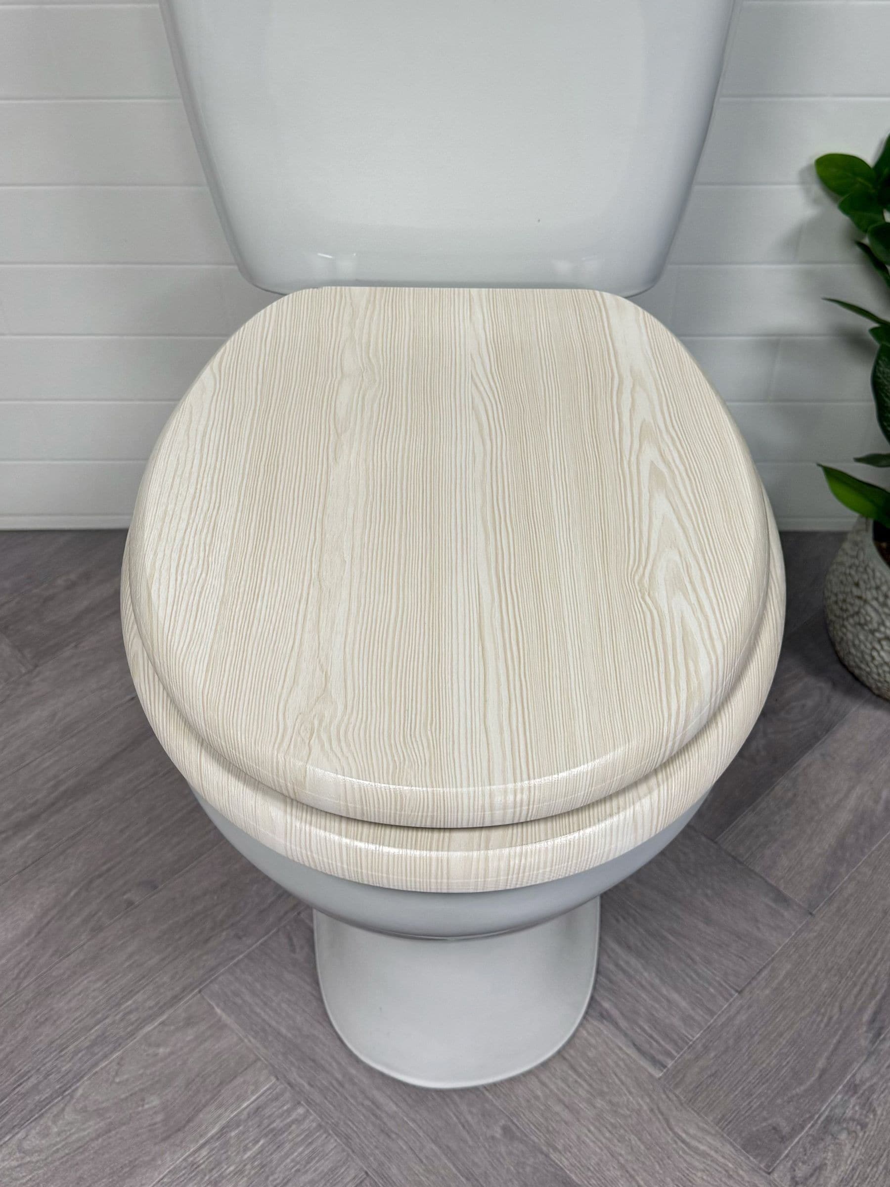 Showerdrape - Norfolk Soft Close houten toiletbril