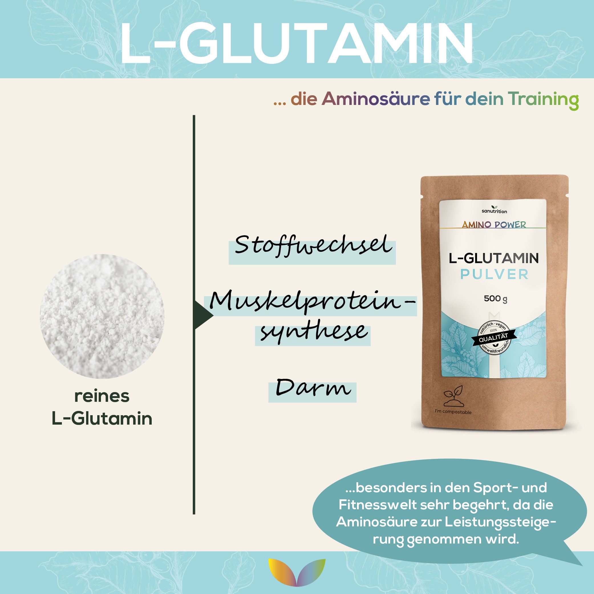 Sanutrition® - reines L-Glutamin