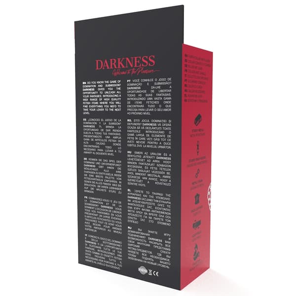 Darkness - Komfortabel holdning Halskjede med skinnkjede
