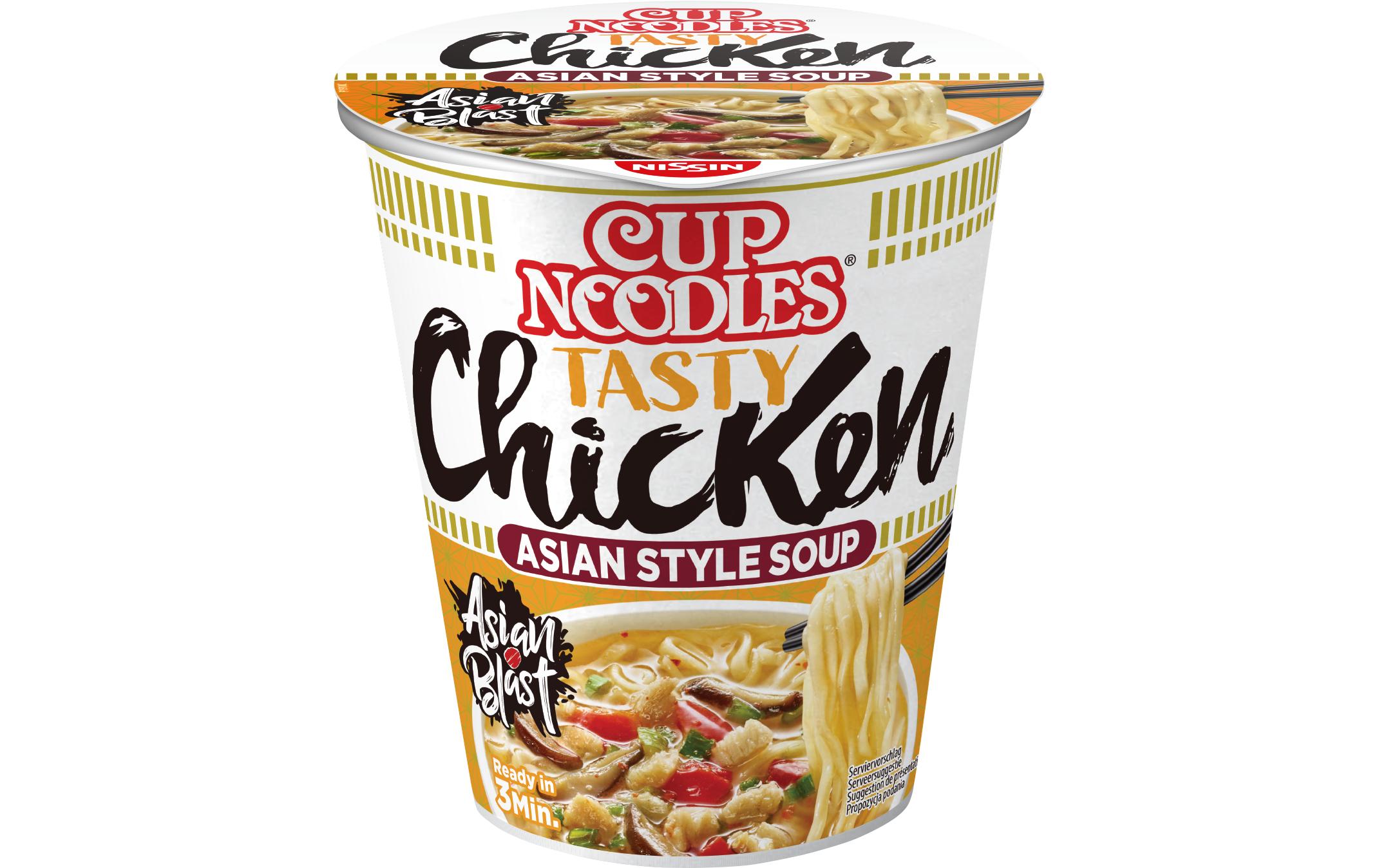Becher Cup Noodles Tasty Chicken 63 gAsiatisches Fertiggericht