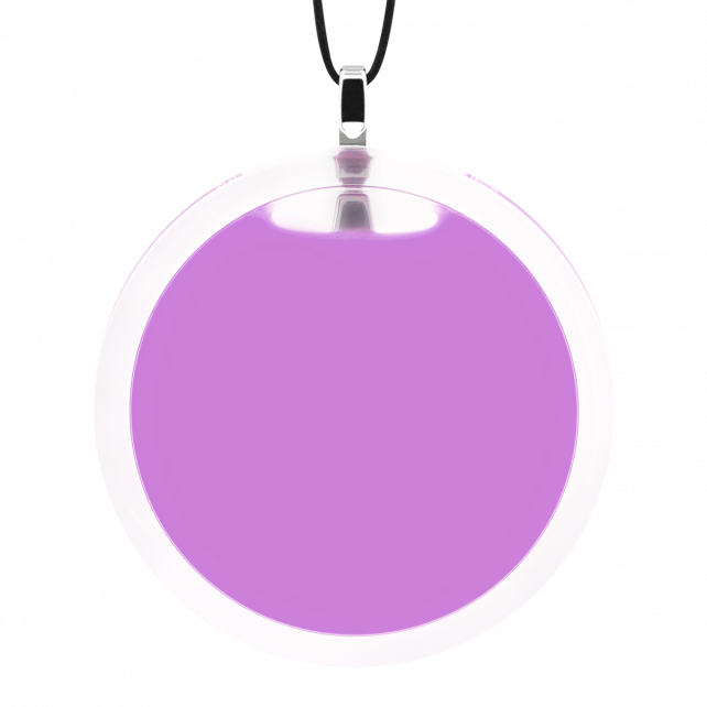 Pendentif en verre soufflé - Cachou Giga Milk