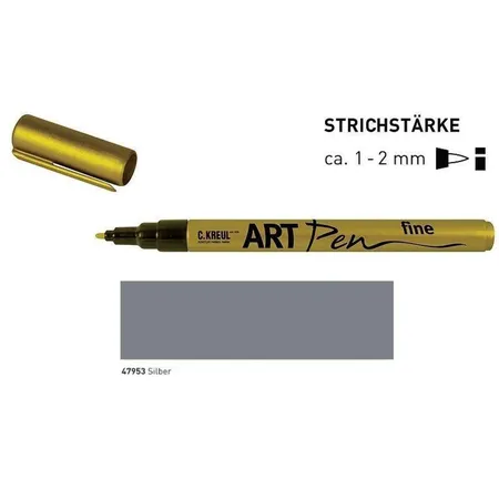 KREUL ArtPen fine Silber 1-2 mm