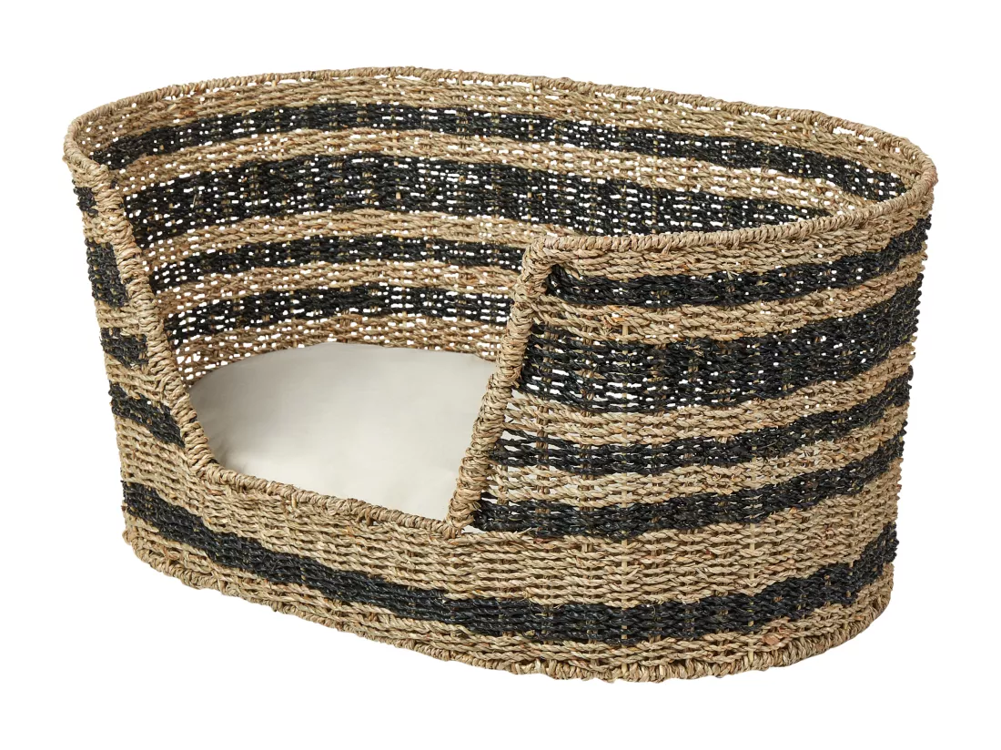 Lit pour animal DURBAN Herbier marin Noir