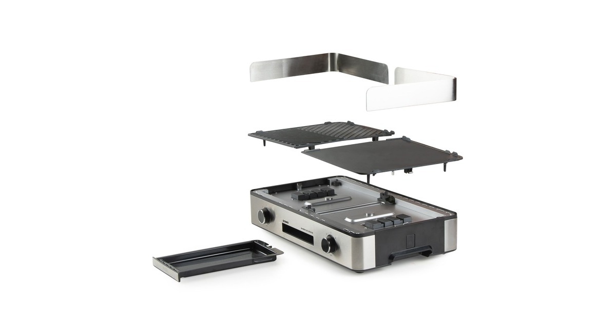 DomoBarbecue Genius DO9259G  (Grijs/zwart)