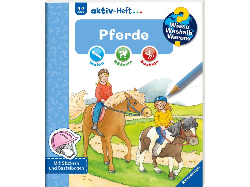 Ravensburger Kinder-Sachbuch WWW Aktiv-Heft Pferde Kinder-Sachbuch