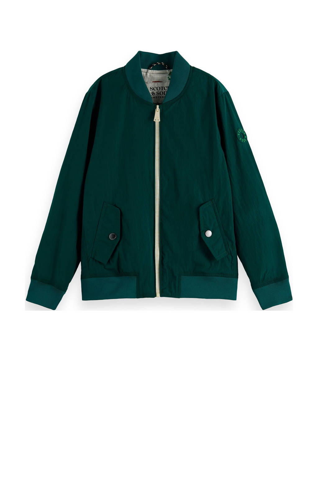 Scotch & Soda zomerjas donkergroen