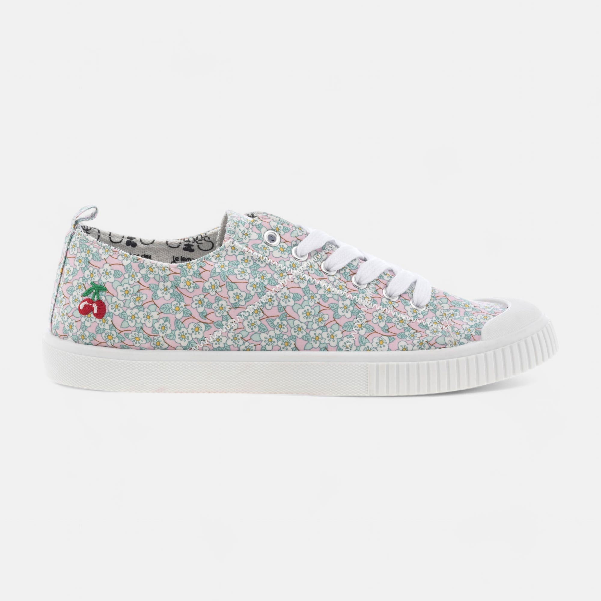 Baskets en toile Femme vert