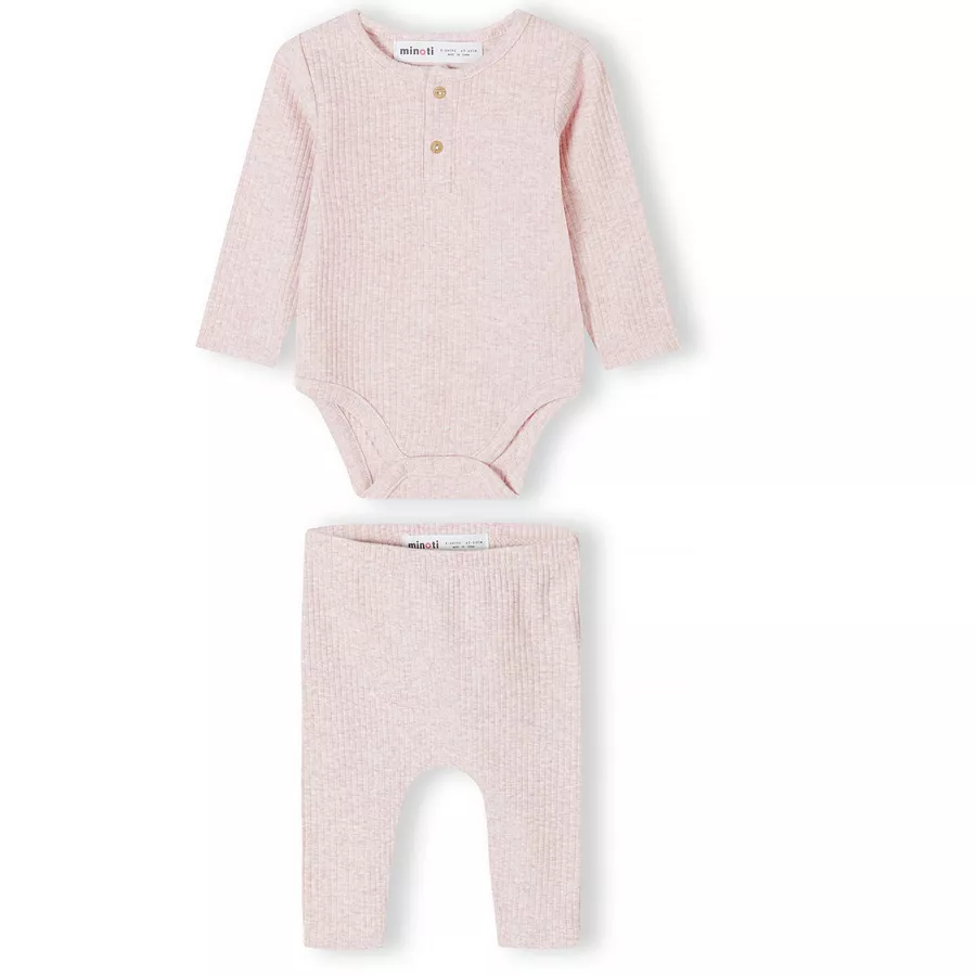 MINOTI Body & Leggings Hellrosa