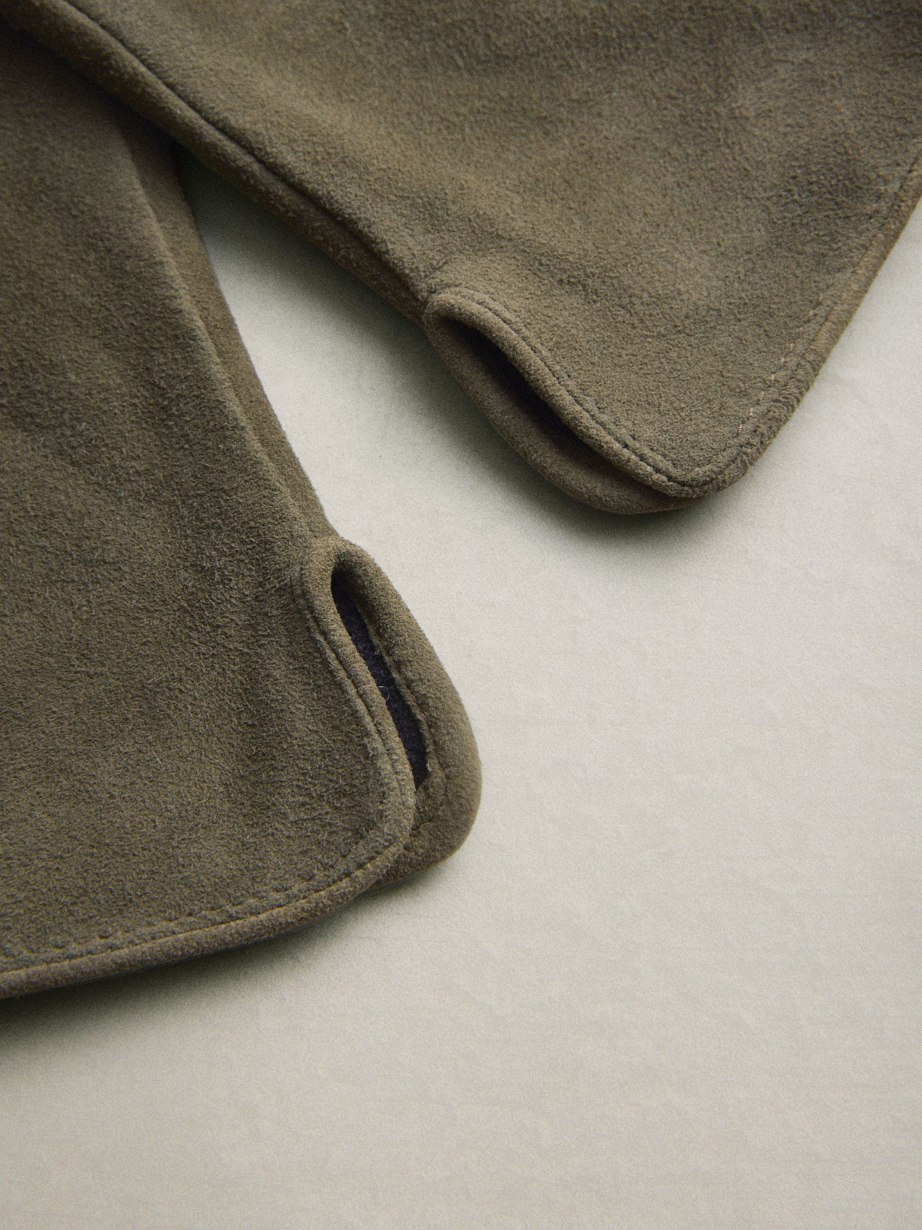 Kakigroen - N. Premium Suède Handschoenen